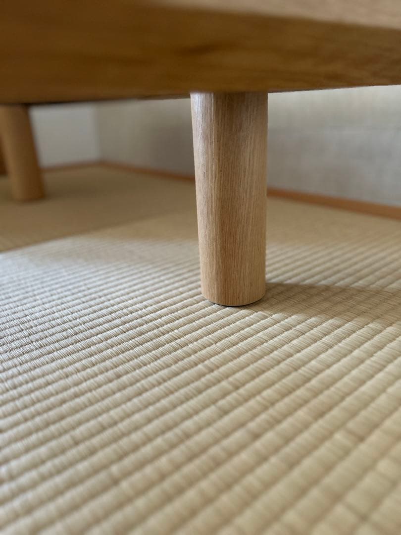 c*g様 無印　木製ベッドフレーム　シングル　足は取り外せます