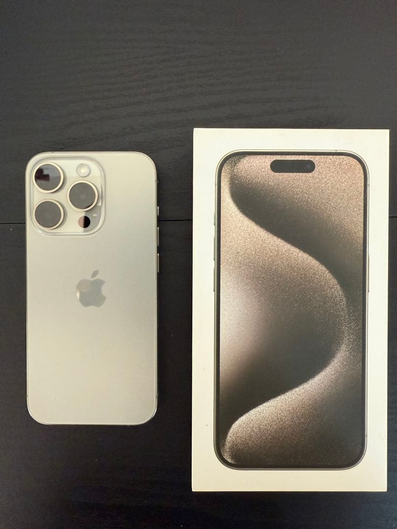 iPhone15pro ナチュラルチタニウム 128GB SIMフリー