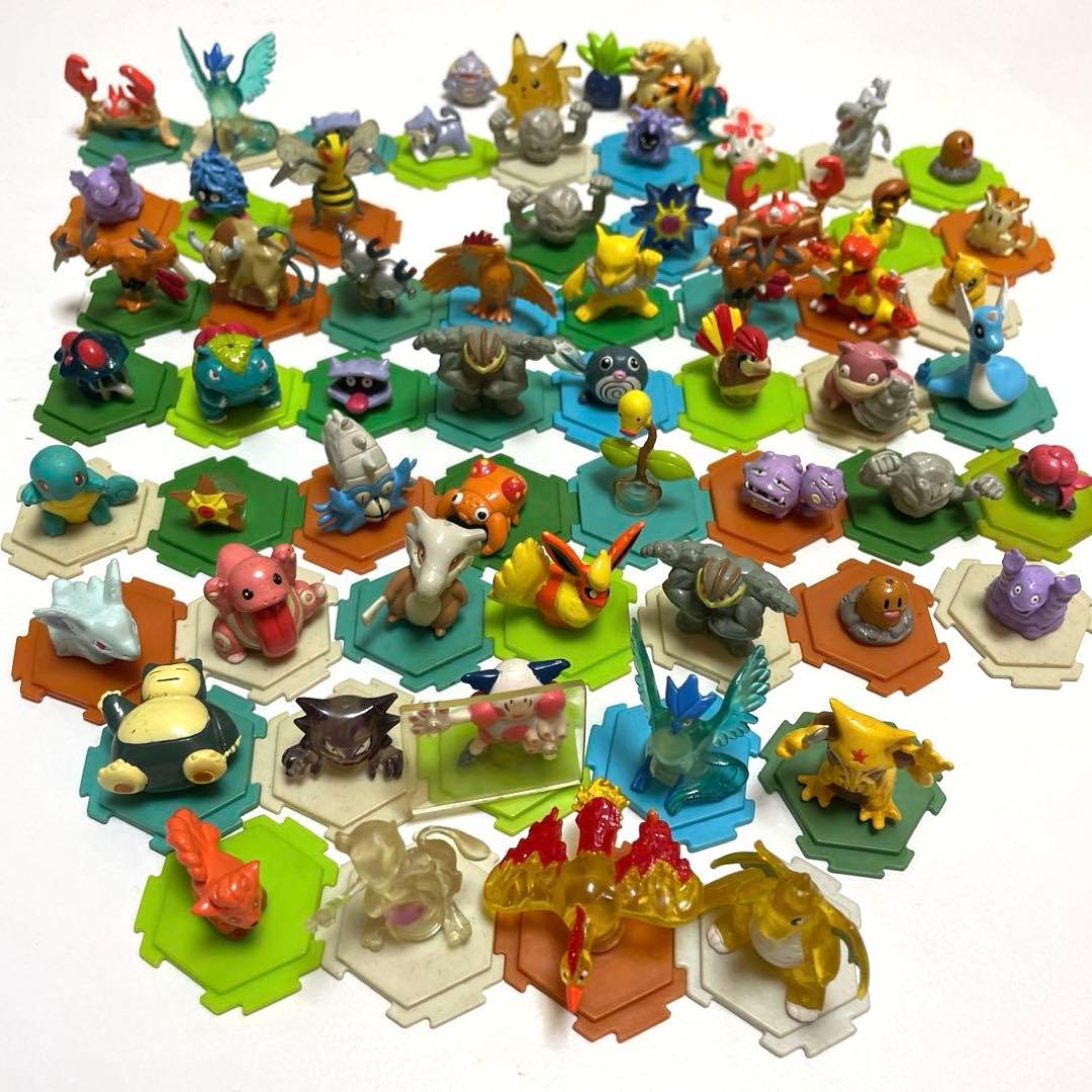 ポケモンフルカラーコレクション57体まとめ売り台座付き 初期 当時品