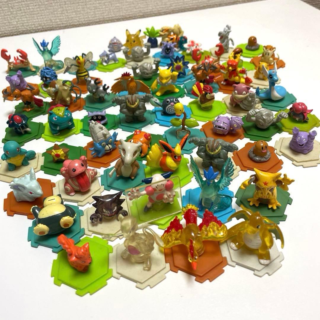 ポケモンフルカラーコレクション57体まとめ売り台座付き 初期 当時品