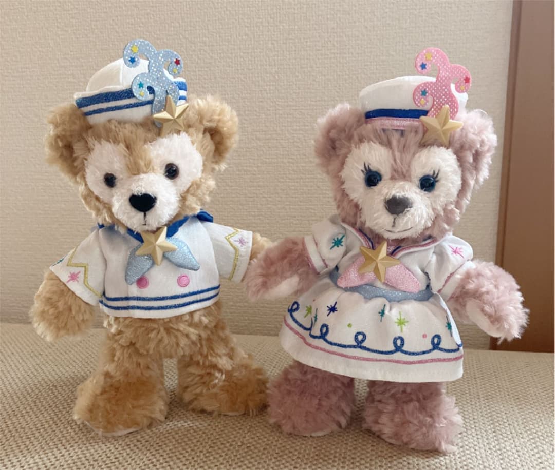 ダッフィー&シェリーメイ★お出かけポージープラッシー