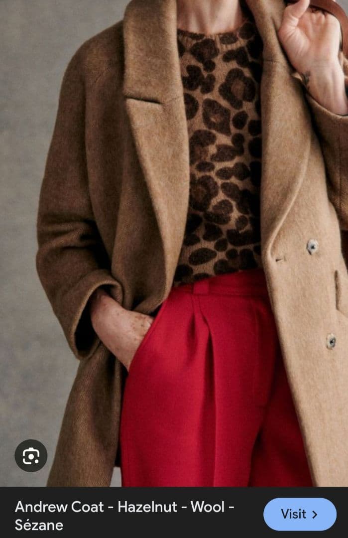 Sezane Ander Wool Coat セザンヌのウールコート 34