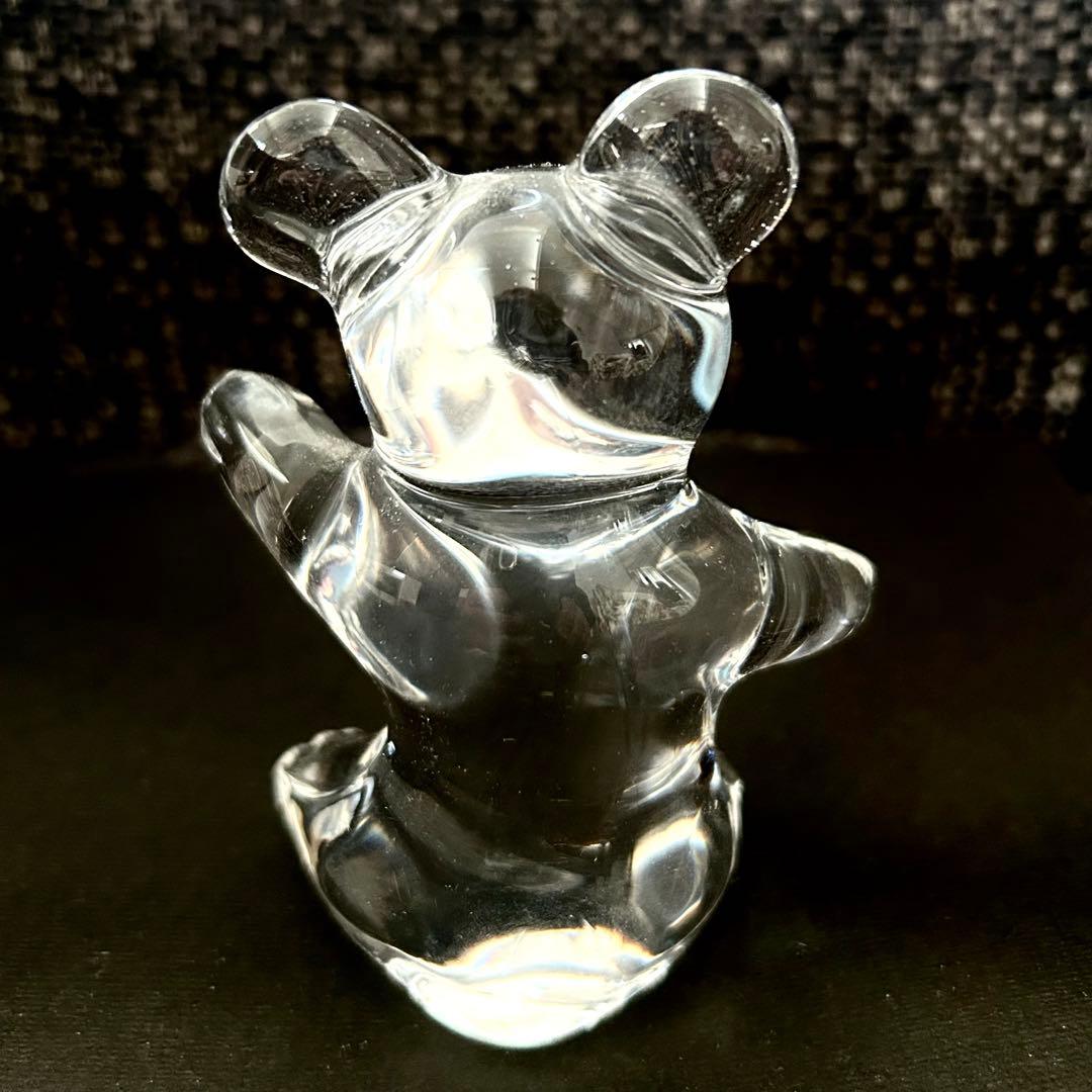 Daum France ドーム　クリスタル　フィギュリン　クリスタル置物　熊置物