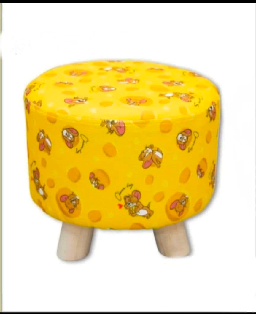トムとジェリー くつろぎスツール イエロー