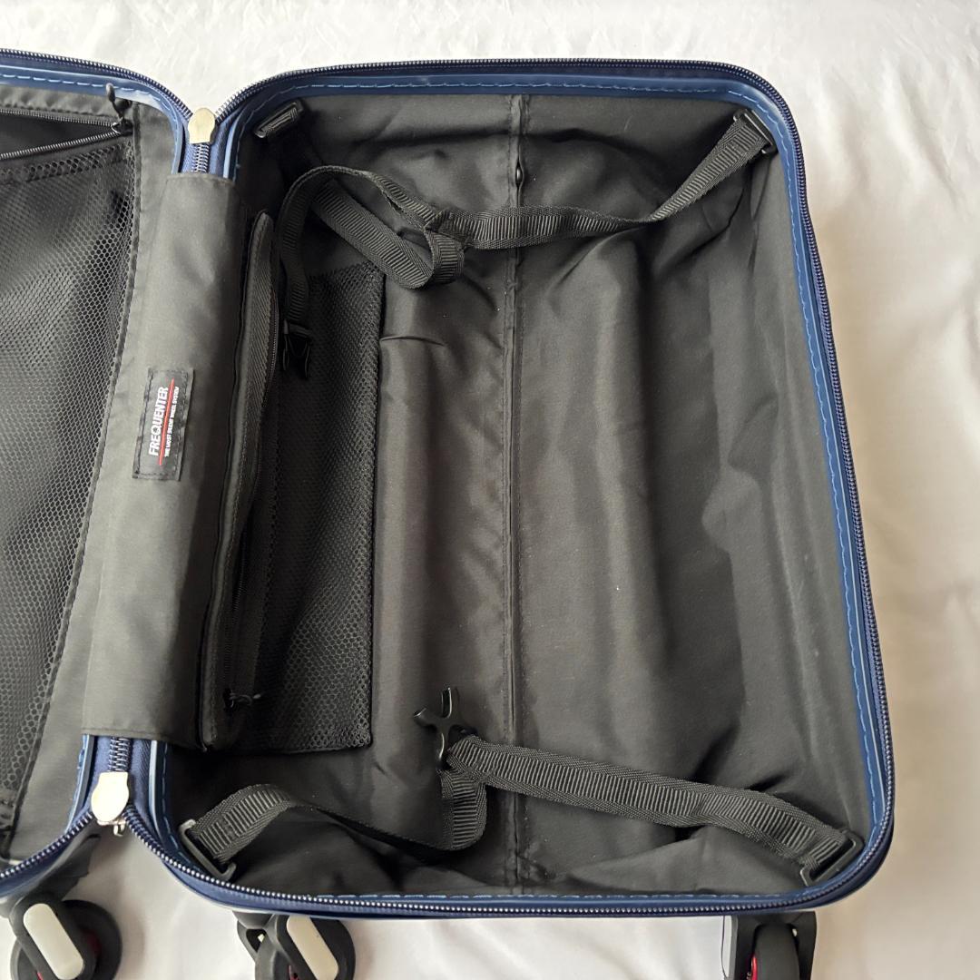 良品 フリクエンター WAVE スーツケース 静音 キャリーケース ネイビー