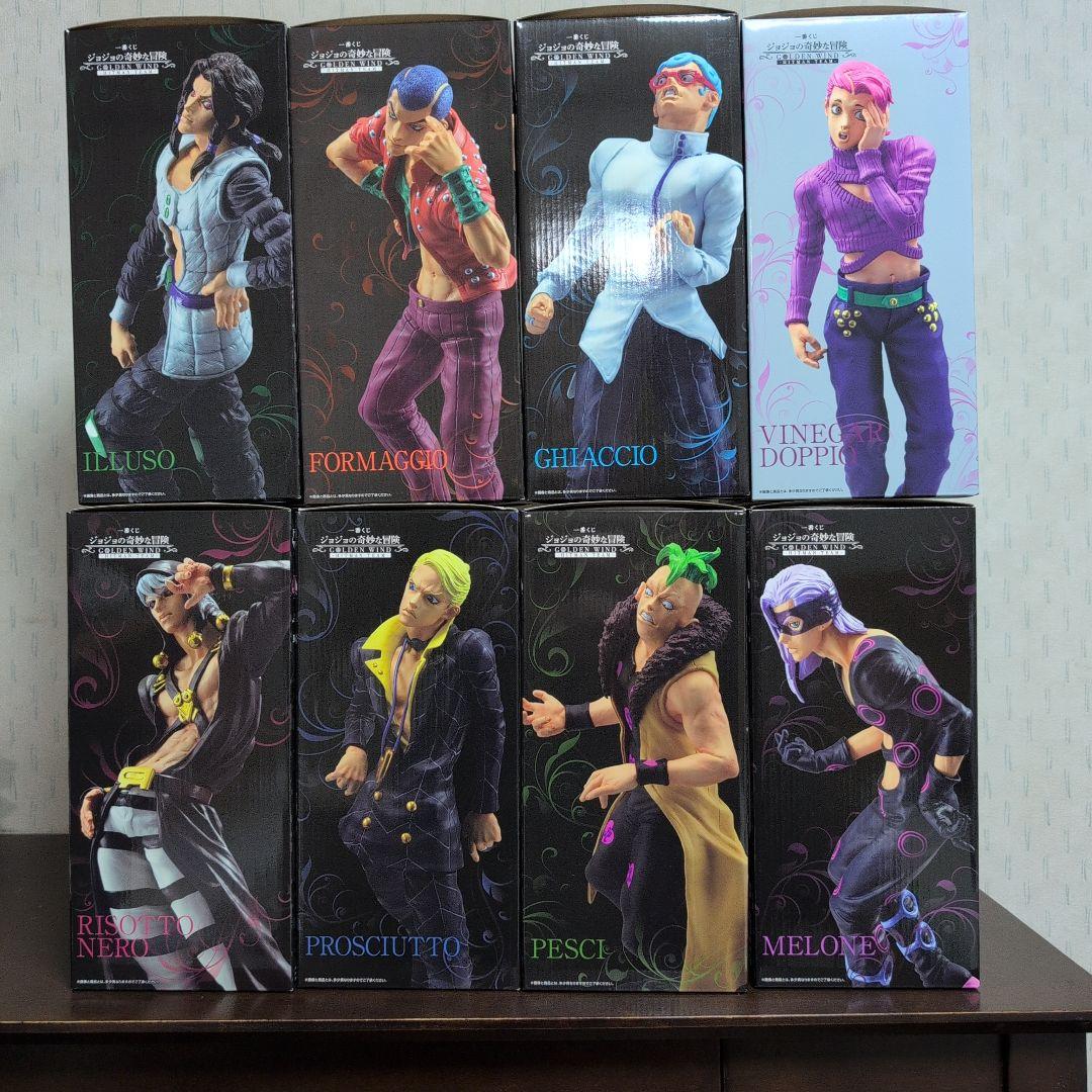 一番くじ　ジョジョの奇妙な冒険　フィギュア　A　B　C　D　E　F　G　コンプ