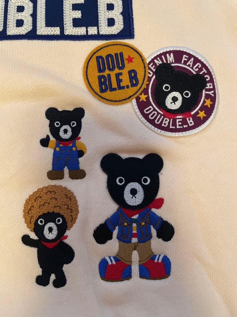 【新品未使用】DOUBLE.B カラフルトレーナー 120cm