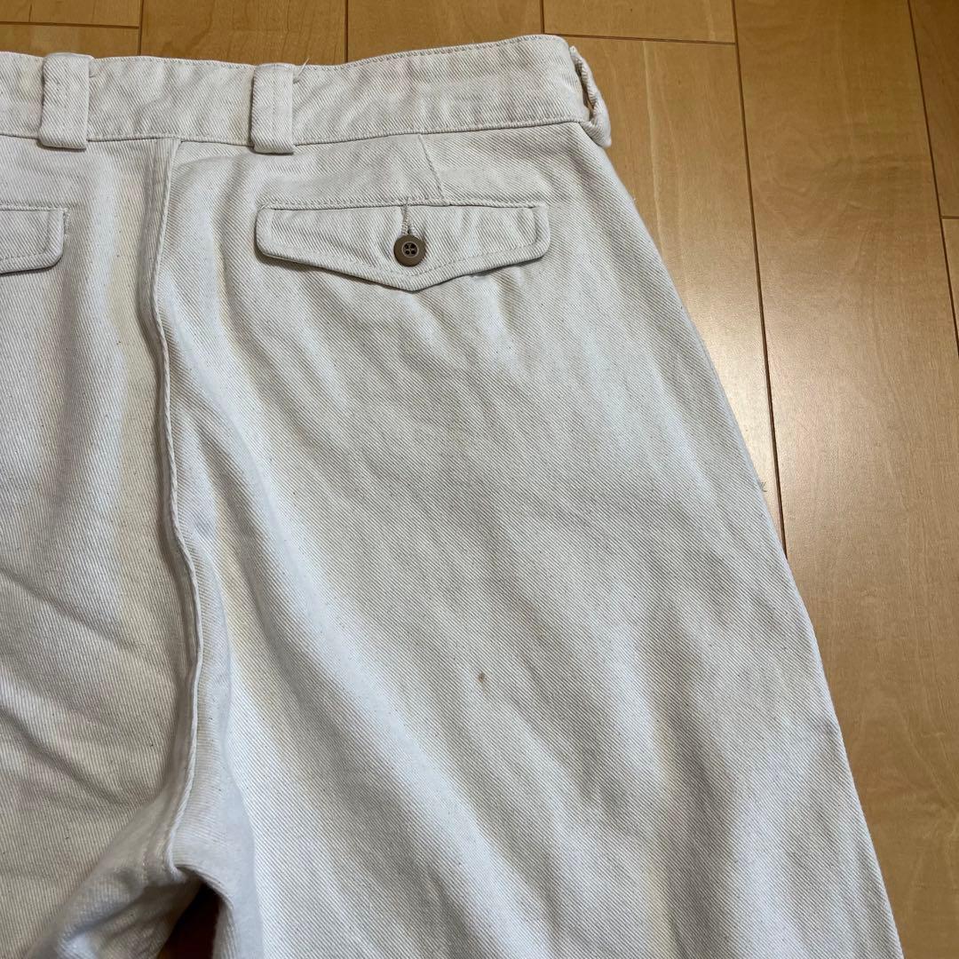 WAIPER.inc フランス軍 M-52 ヴィンテージツータックチノトラウザー