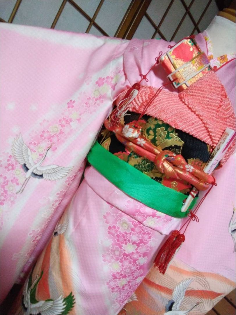 7歳向けのお着物セットです