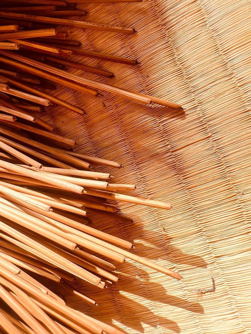 反物を張る道具張手2本と伸子290本