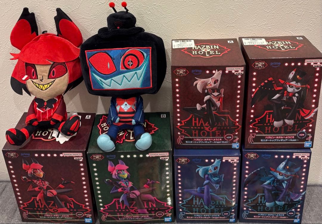 Hazbin Hotel ハズビン・ホテル　ぬいぐるみ・フィギュア・グッズセット