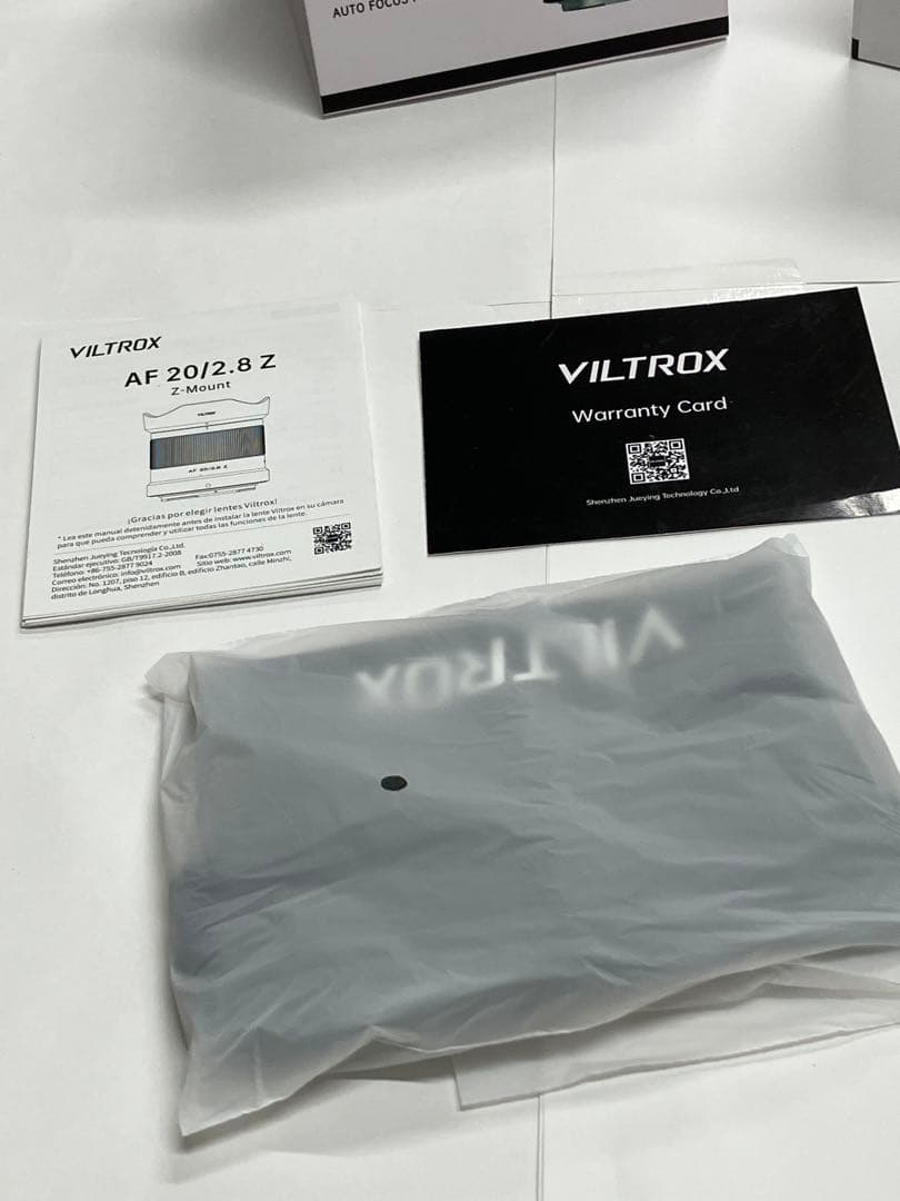 【超美品】viltrox 20mm F2.8 Zマウント