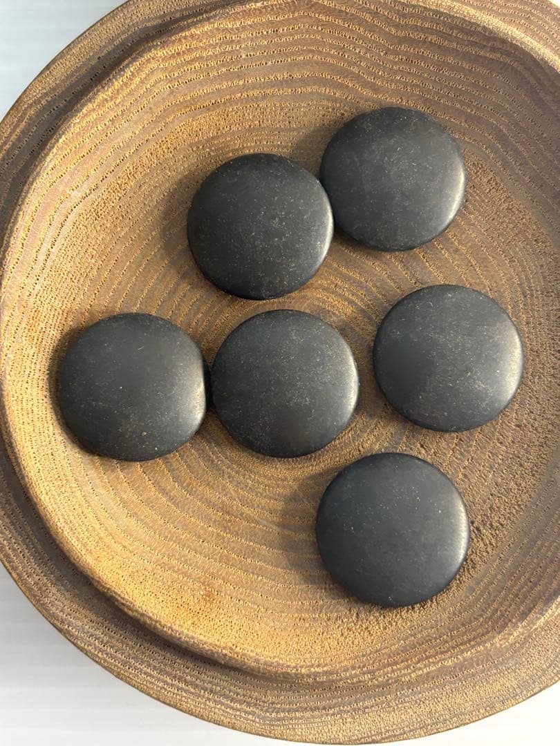 囲碁 碁石 蛤 177個 那智黒 168個 ケース付き　洗浄済み ハマグリ