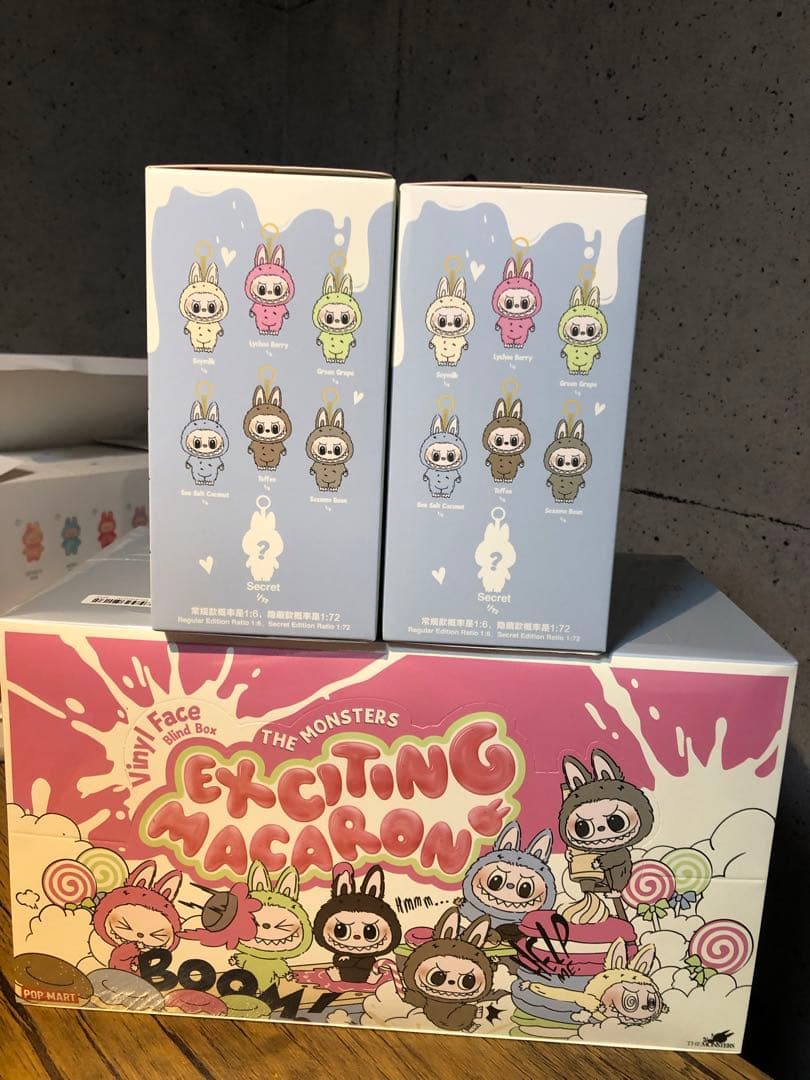 正規品・未開封LABUBU ラブブ EXCITING MACARON 2箱