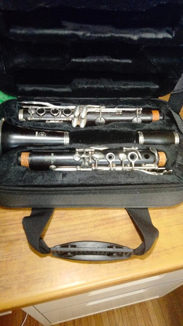 クラリネットBb Yamaha CL33　天然木グラナディラ　ケース新