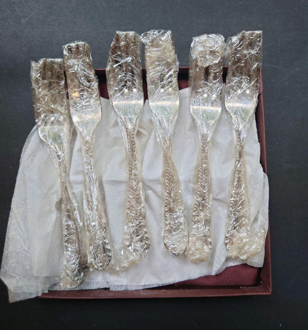 Chinacraft of London ケーキフォーク　6本　銀　ビンテージ