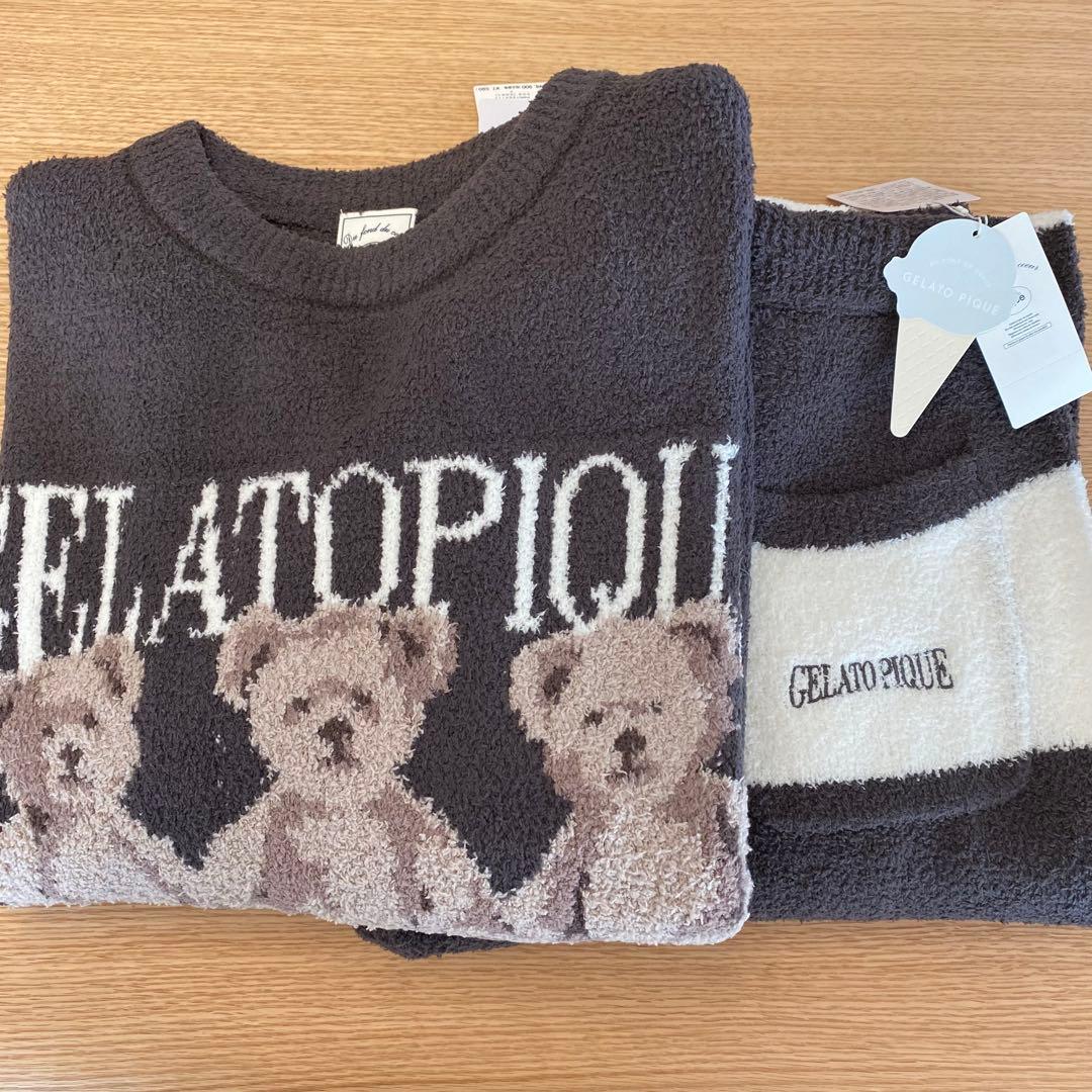 【 gelato pique 】 ジェラートピケ　セットアップ　ベア　くま