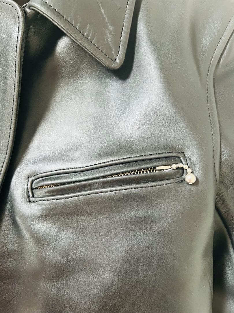 Freedom フリーダム シングルライダースジャケット 牛革 36