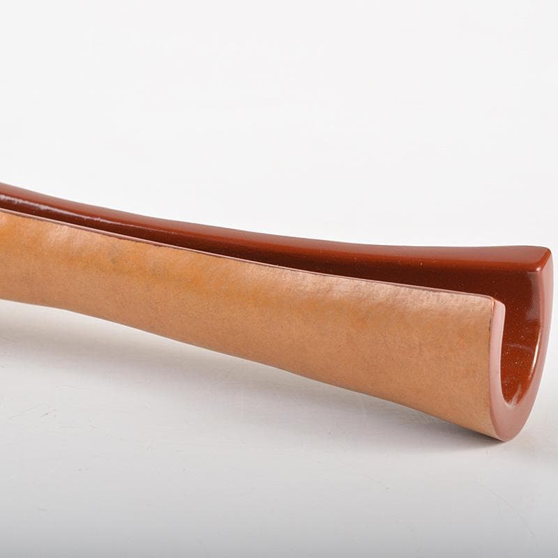 茶道具　塗師　七代駒沢利斎　春舟作　瓢内塗物　瓢杓　柄杓　共箱　M　R7356