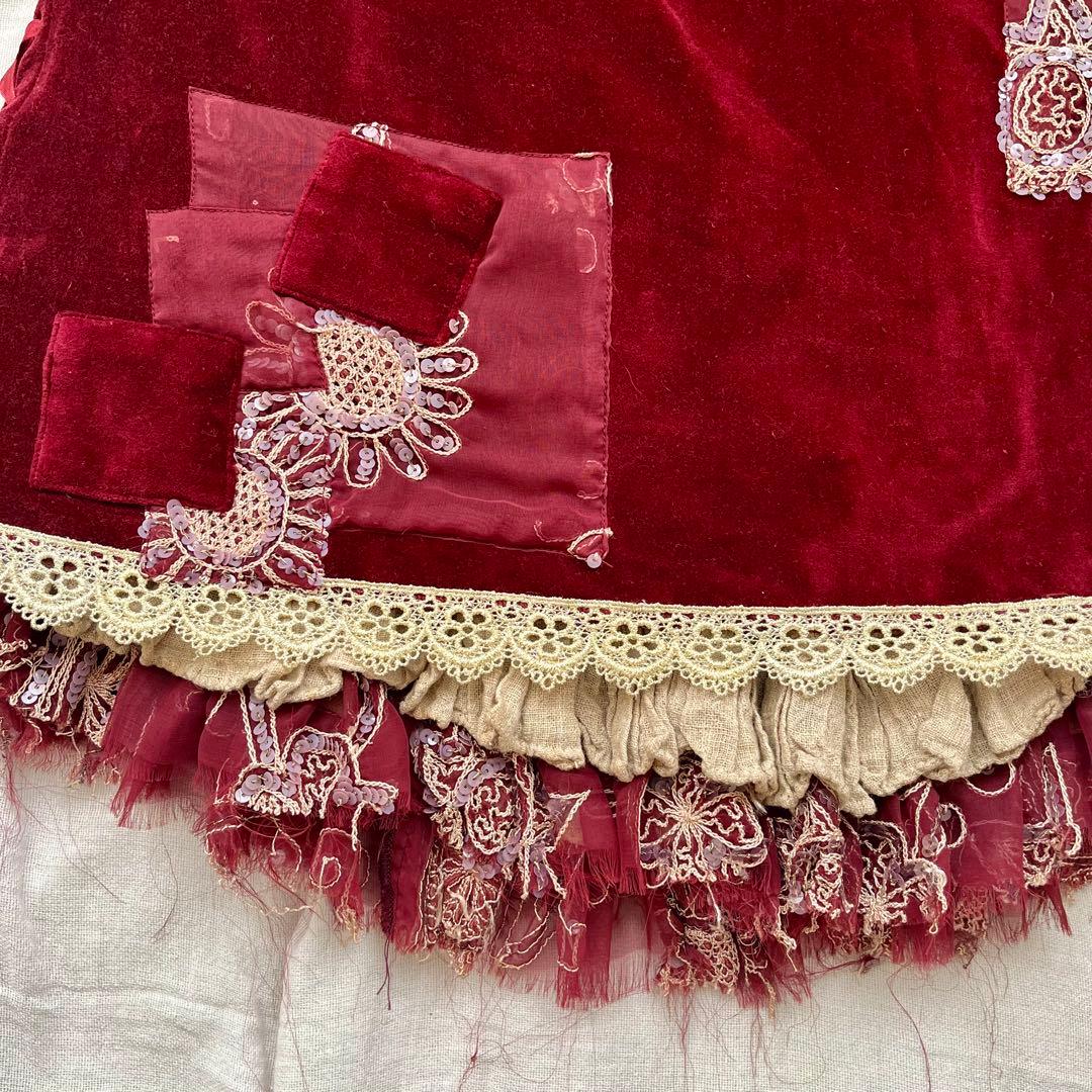 h.NAOTO hB.Roots　レースアップスカート