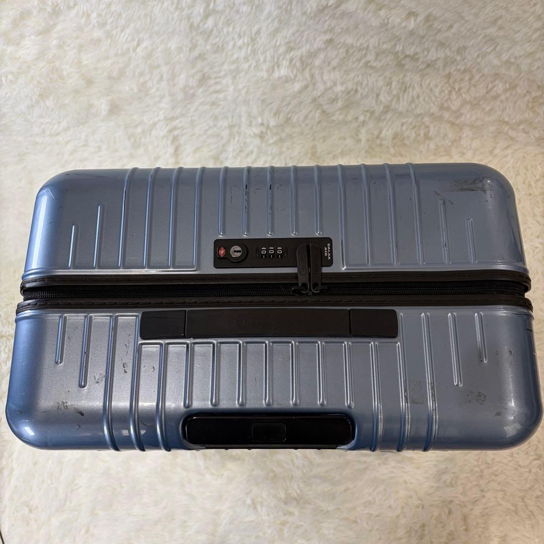 RINOWA サルサエアー 80L 4輪 TSAロック アイスブルー 大容量