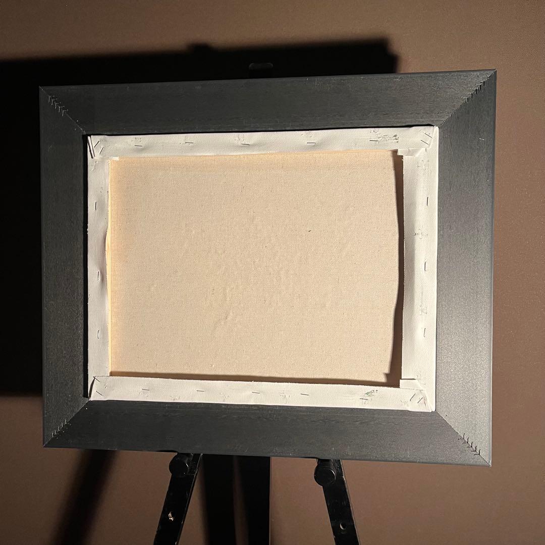 手書き油絵 抽象画 universe額付 絵画 インテリア 油彩画