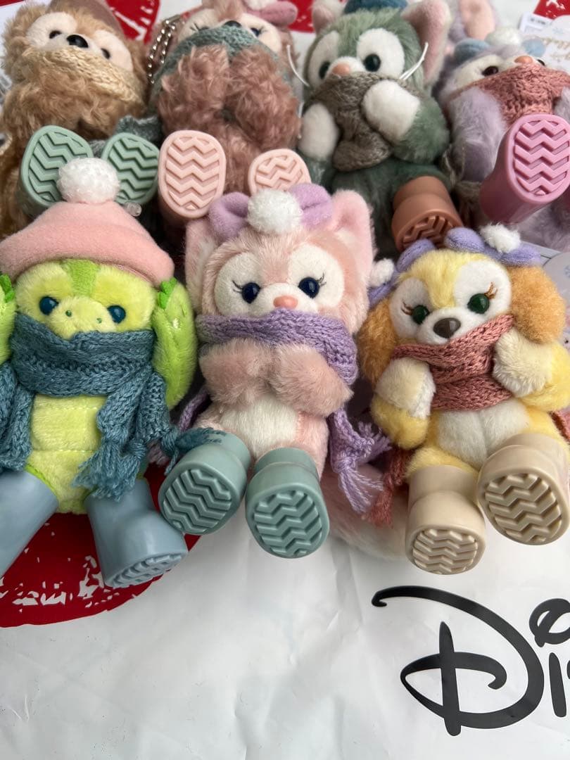 ディズニー　ダンシングスノーフレークス　ぬいぐるみチャーム　ぬいちゃ