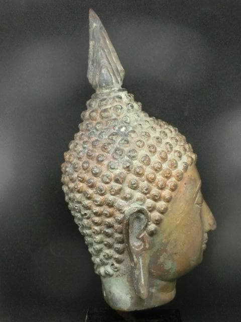 ブッダ　仏陀　仏頭　仏像　タイ　アンティーク　置物