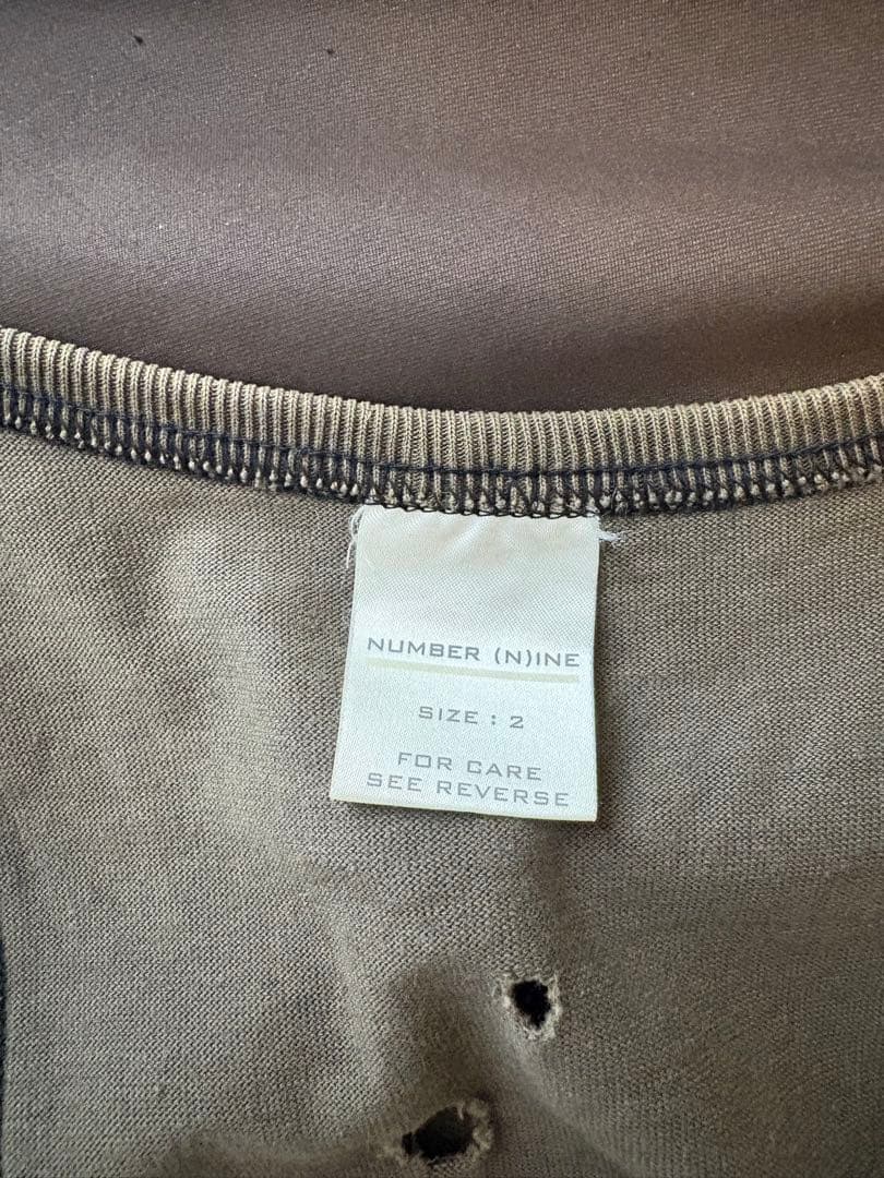 NUMBER (N)INE スカルプリント タンクトップ サイズ2