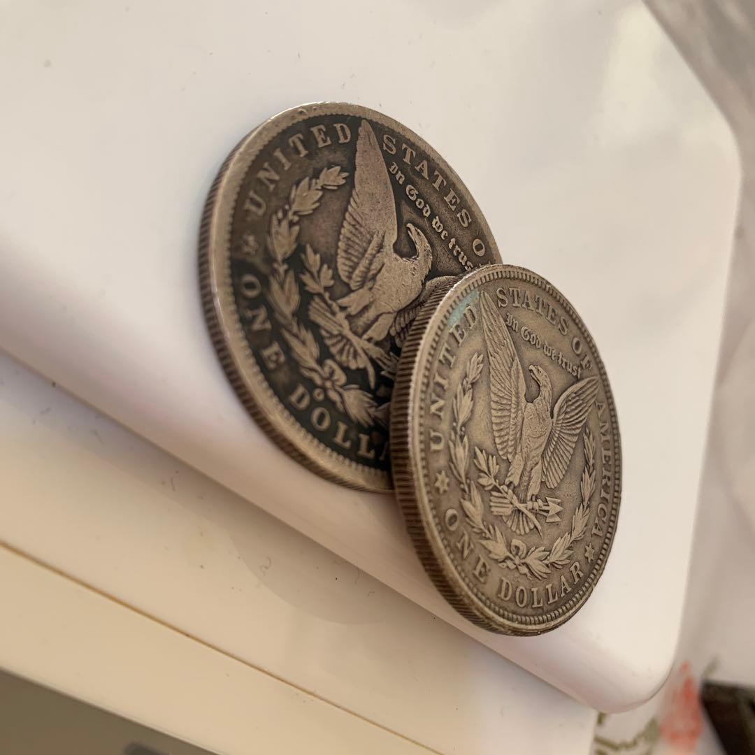 モルガン銀貨 1889年 & 平和銀貨 1921年 セット