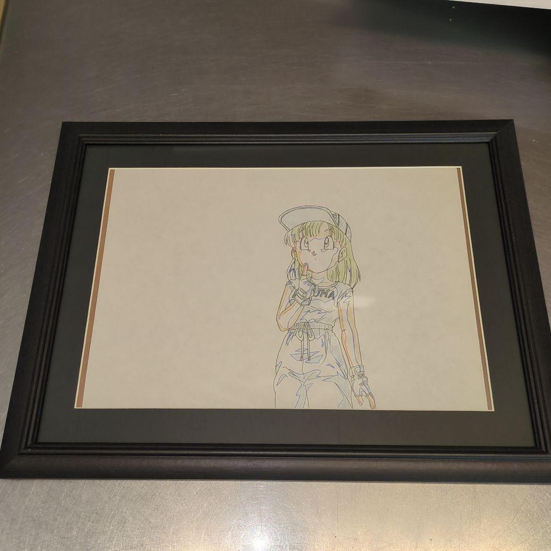 【貴重】【美品】ドラゴンボール『ブルマ』《原画・動画・レイアウト》鳥山明・東映
