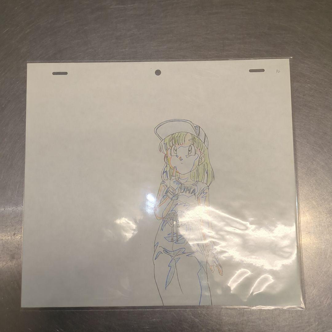 【貴重】【美品】ドラゴンボール『ブルマ』《原画・動画・レイアウト》鳥山明・東映