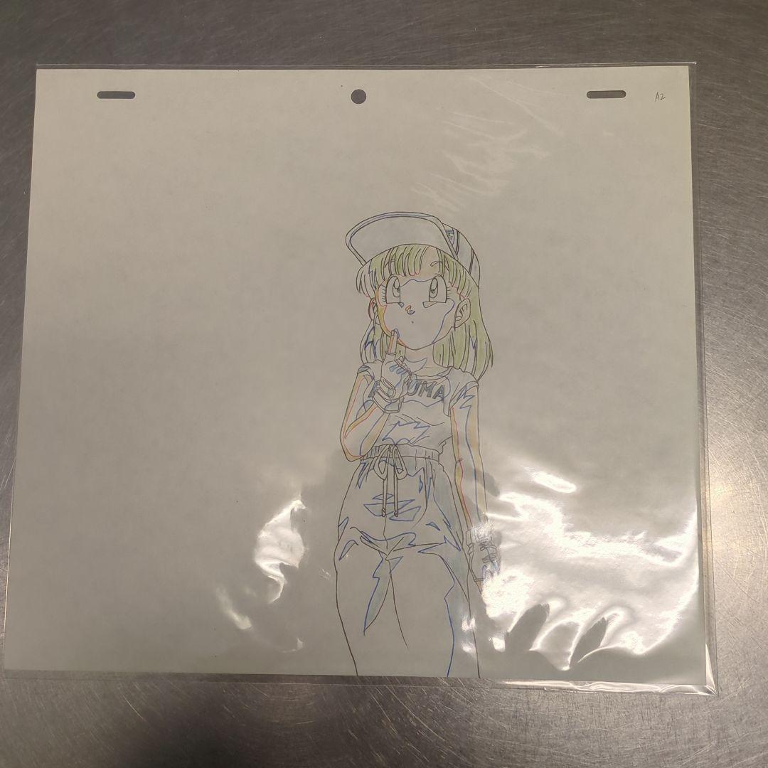 【貴重】【美品】ドラゴンボール『ブルマ』《原画・動画・レイアウト》鳥山明・東映