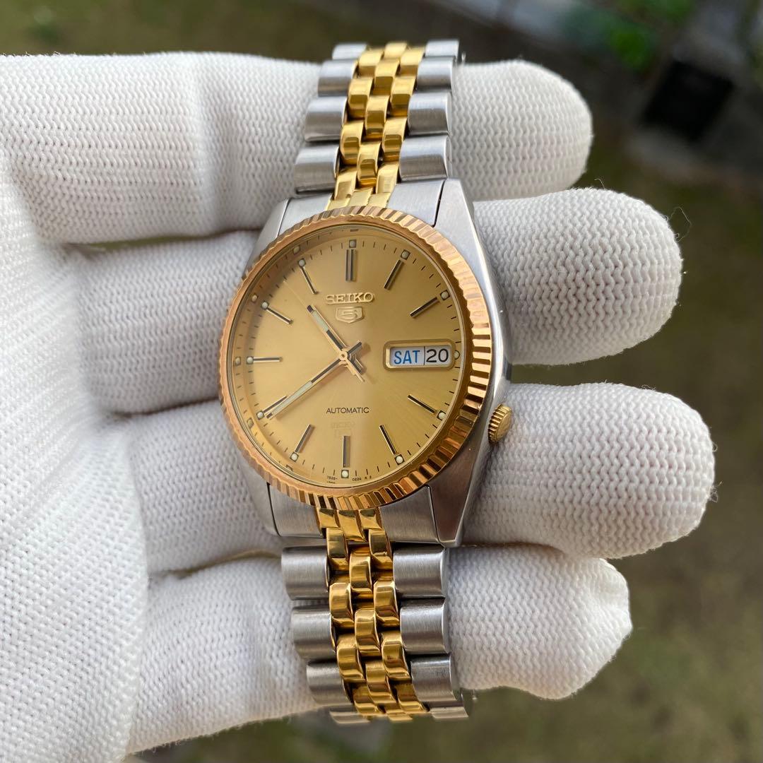 SEIKO 5 自動巻 7s26-3110セイコーファイ。