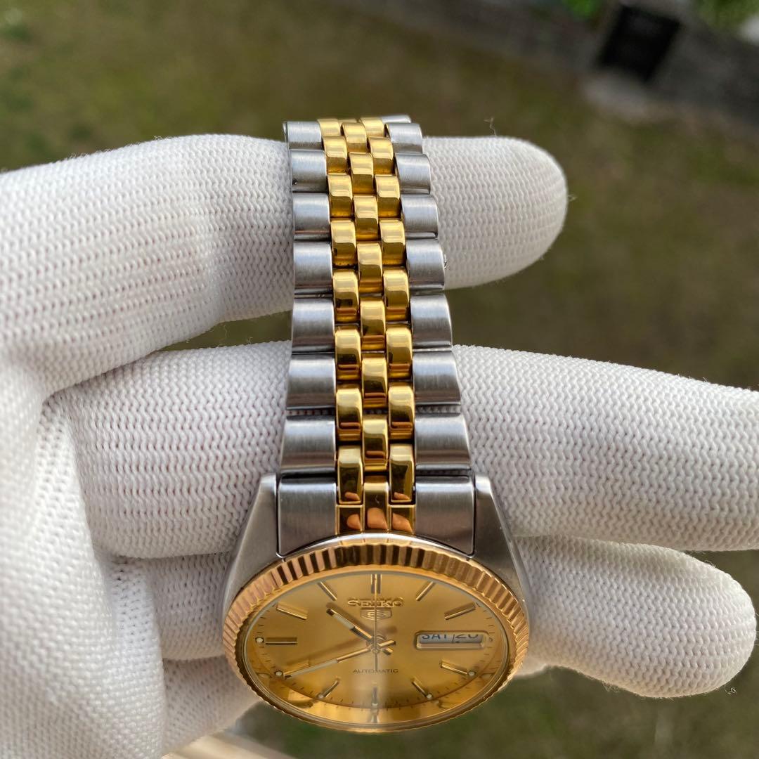 SEIKO 5 自動巻 7s26-3110セイコーファイ。