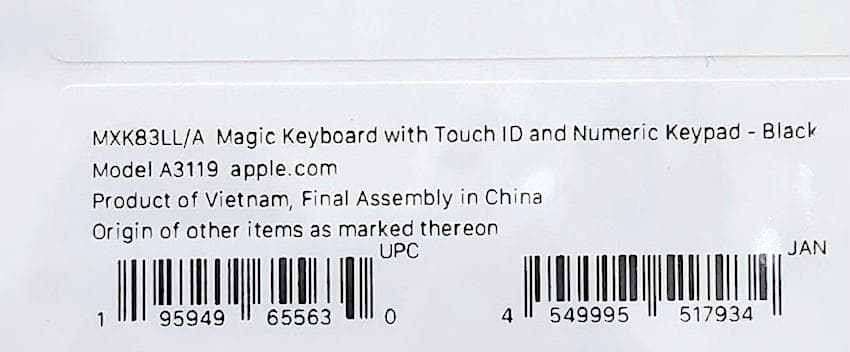 新品未使用｜USB-C｜Touch ID｜ブラック｜Magic Keyboard