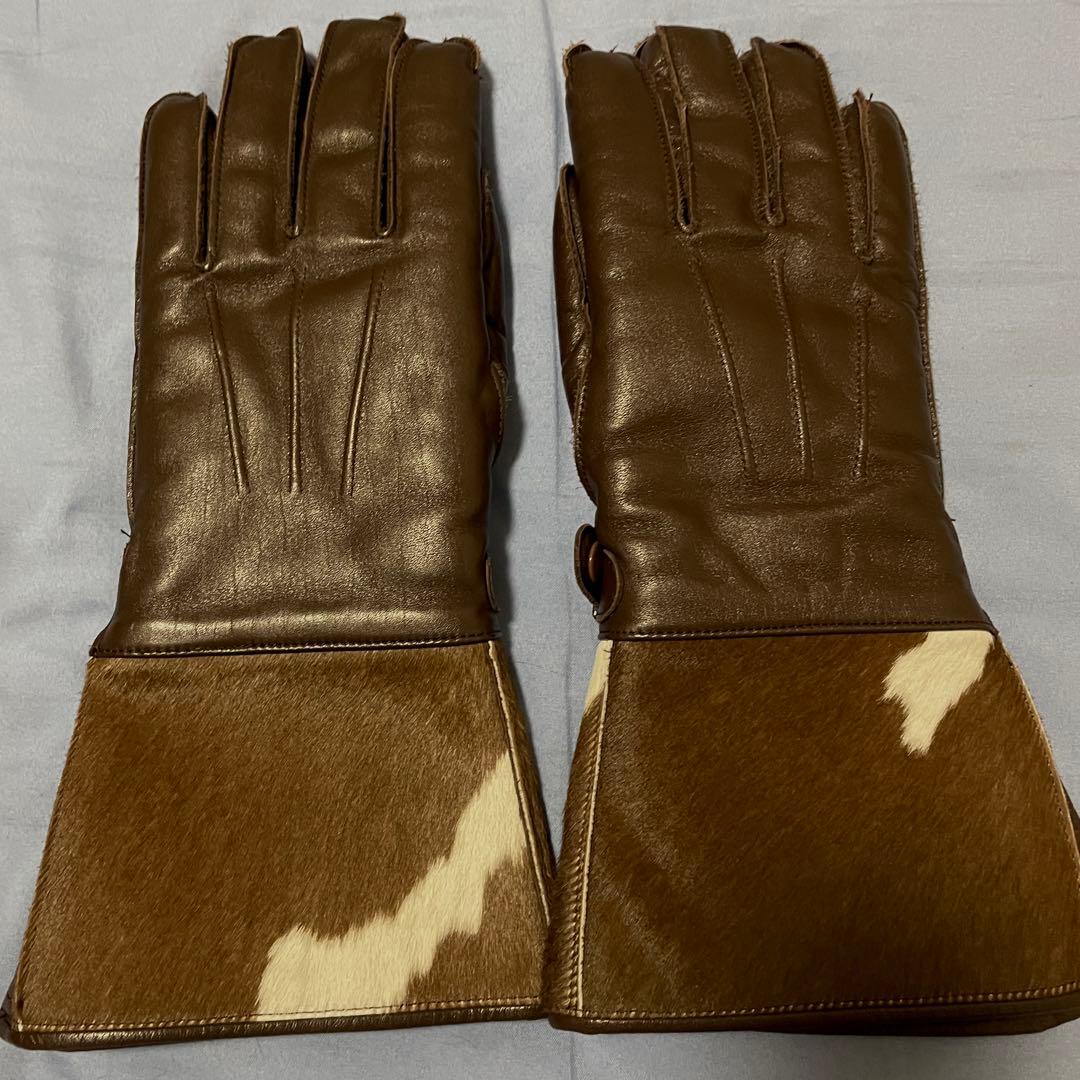 【レア 新品】アトラクションズ 馬毛 グローブ BILTBUCK ブラウン