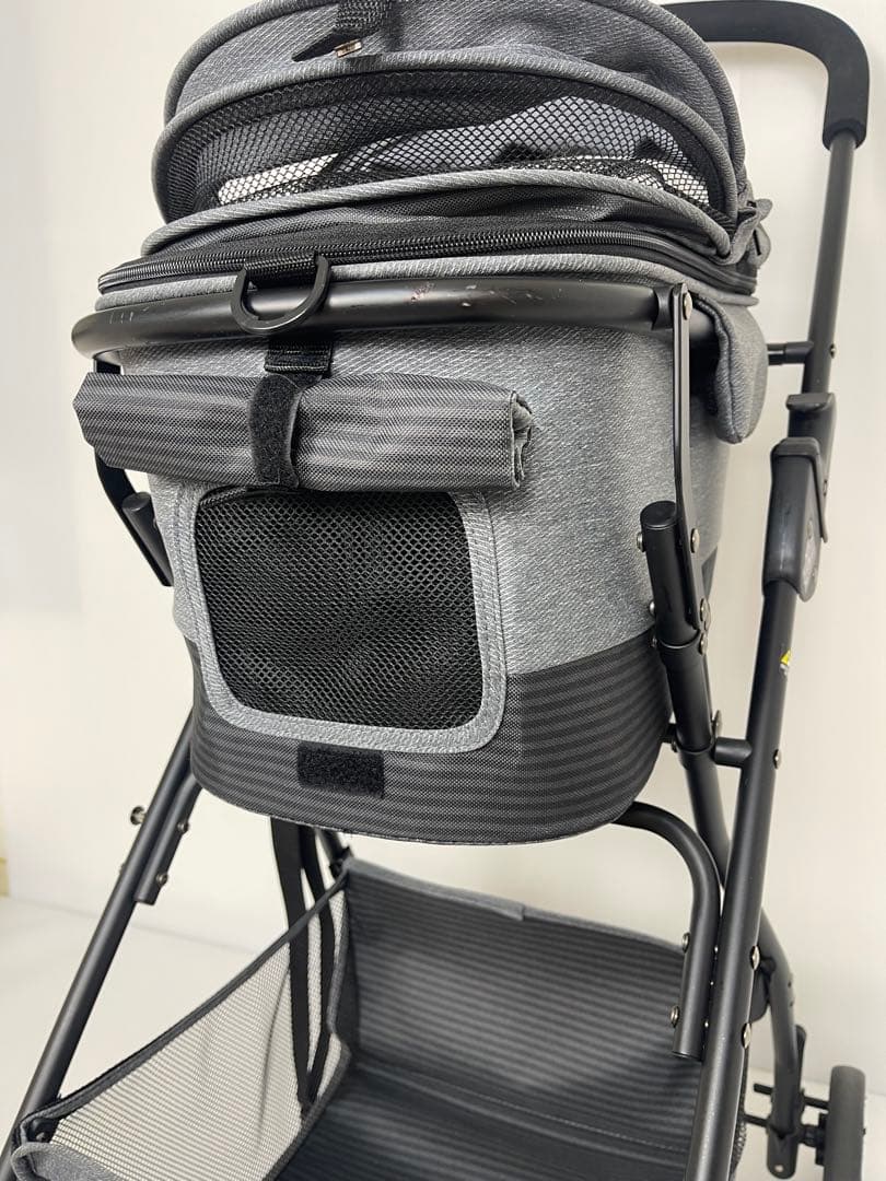 リッチェル　Richell ペットカート ミニモ　 グレー