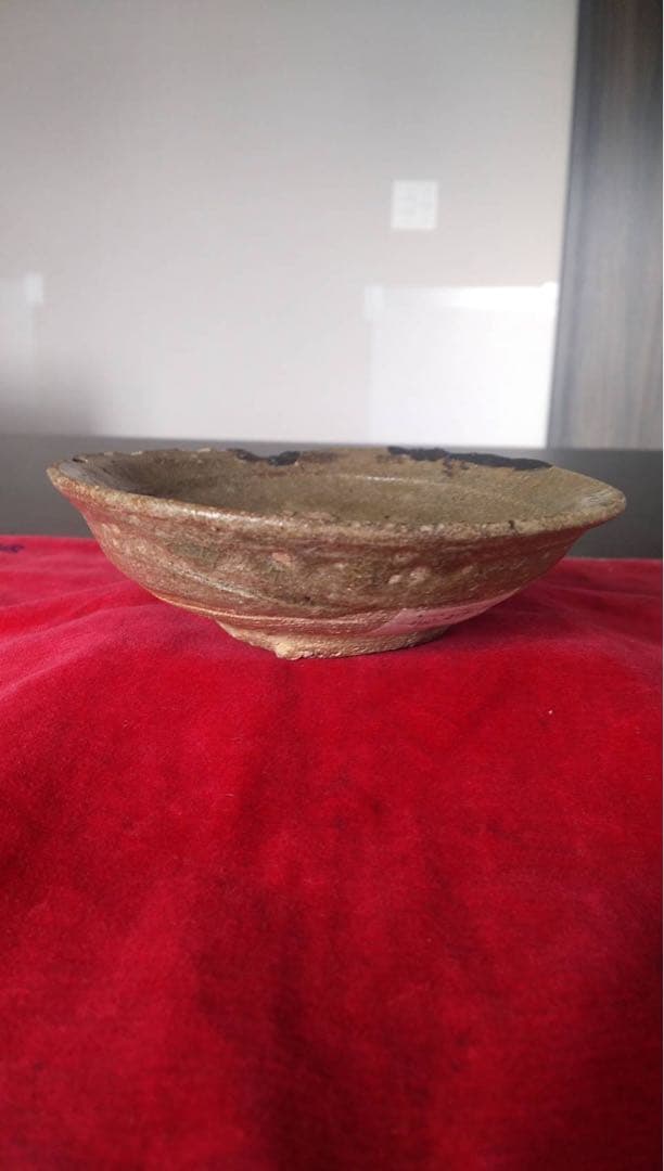 古唐津　発掘品　古陶磁　平盃　小皿　桃山時代