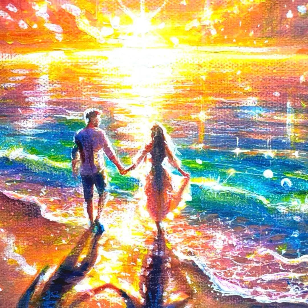 ○永遠星の浜辺　　　絵画原画