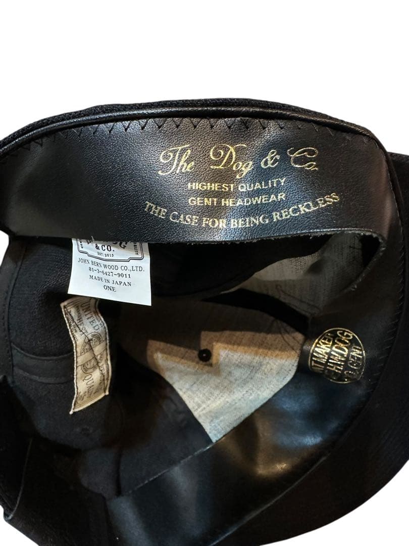 未使用 限定 THE H.W.DOG&CO BLACKish BBウールキャップ