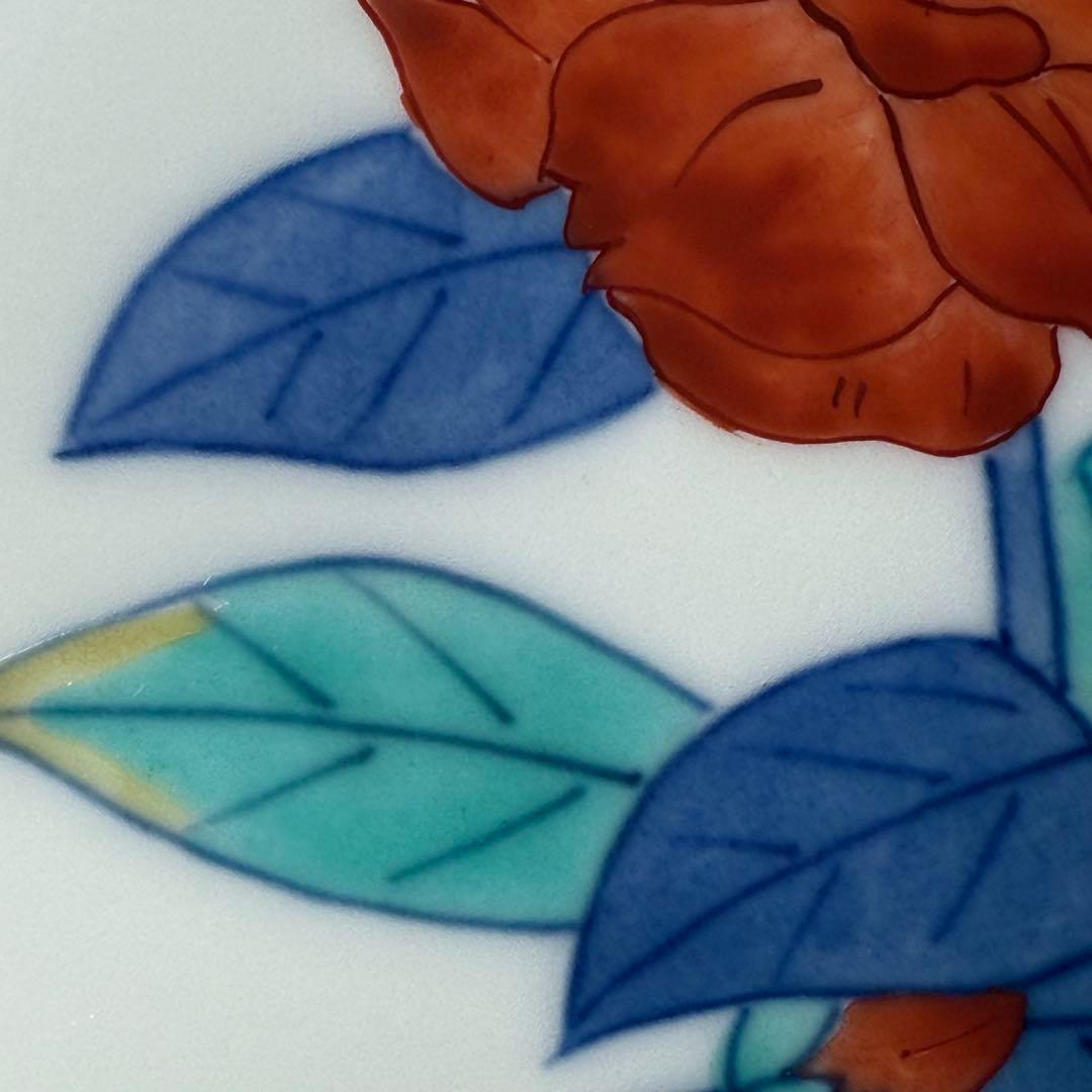 人間国宝　十三代　今泉今右衛門　錦花絵銘々皿　二箱　10枚　直径16.8cm