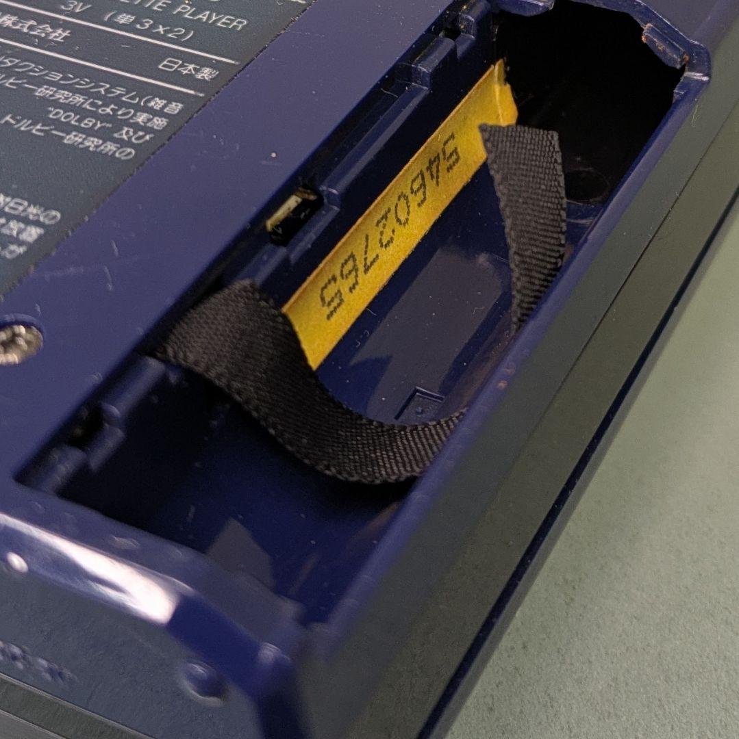 【動作品】SANYO サンヨーJJ-P33 ポータブルカセットプレーヤー