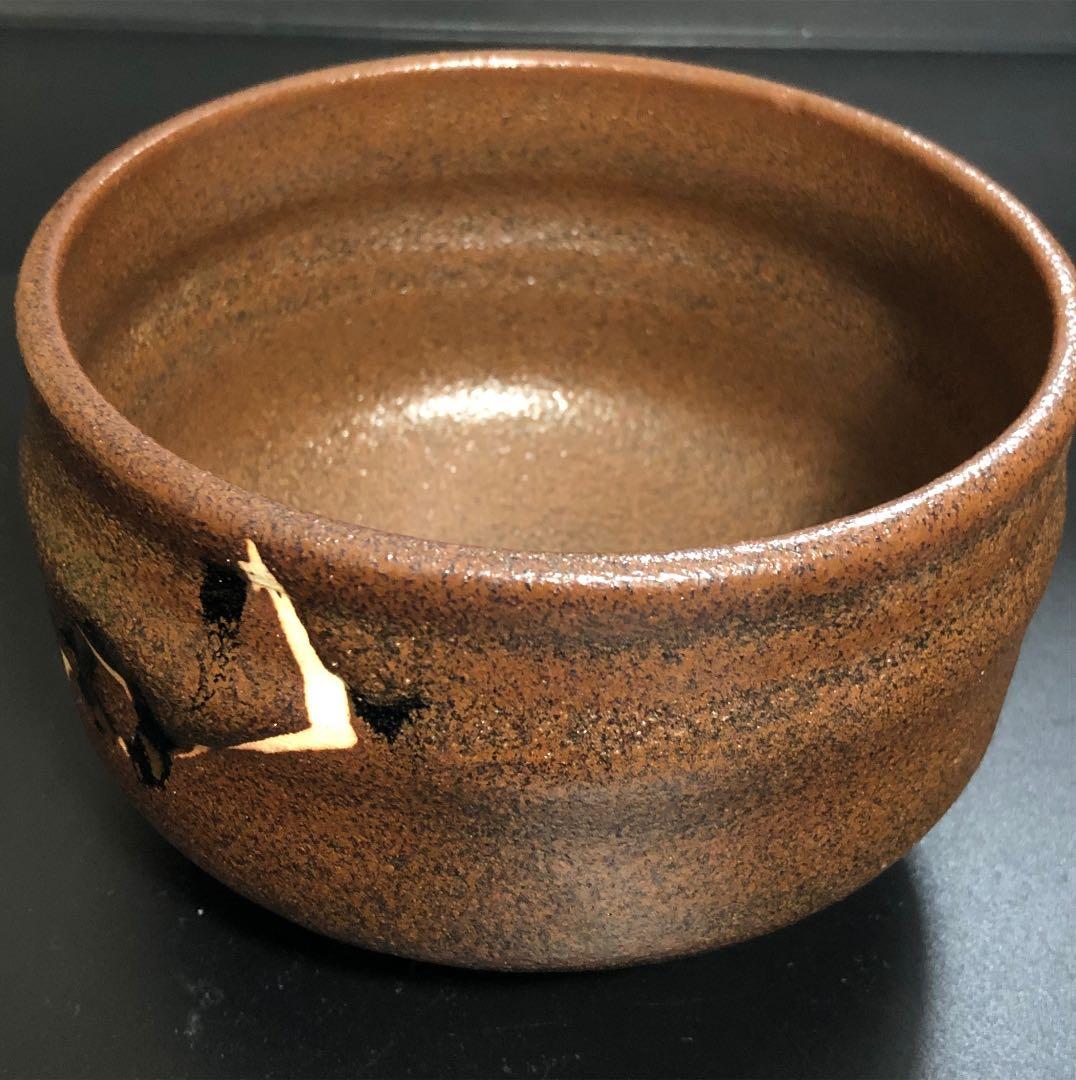 遺品整理◼️蔵から謎の絵柄の抹茶茶碗が出てきました。茶道具、古美術品、陶器