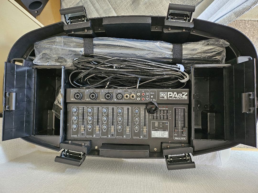 【ジャンク】なんほう 簡易PAスピーカー付 収納ケース付き 部品取り