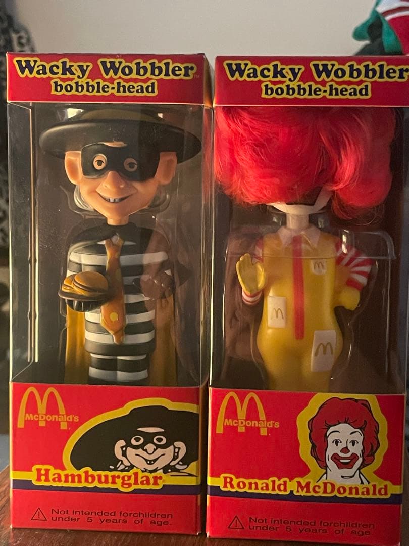 ［ドナルド・マクドナルド］ボブルヘッド （首振り人形） フィギュア セット