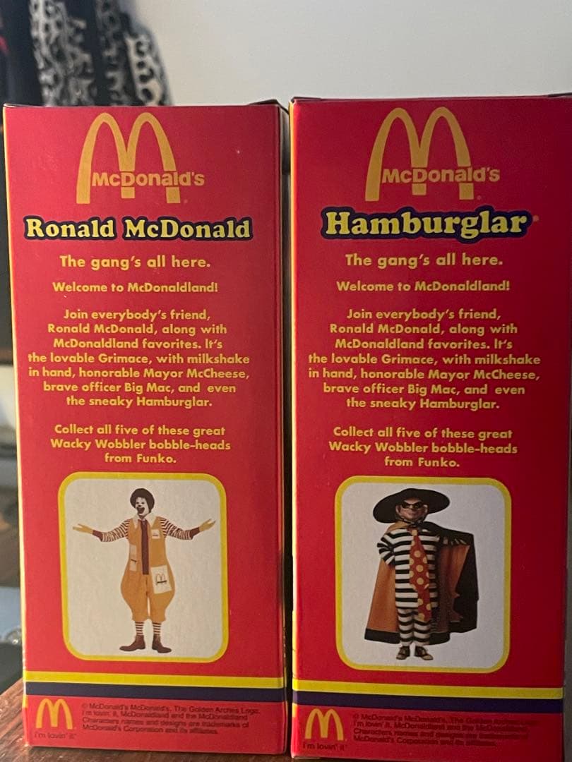 ［ドナルド・マクドナルド］ボブルヘッド （首振り人形） フィギュア セット