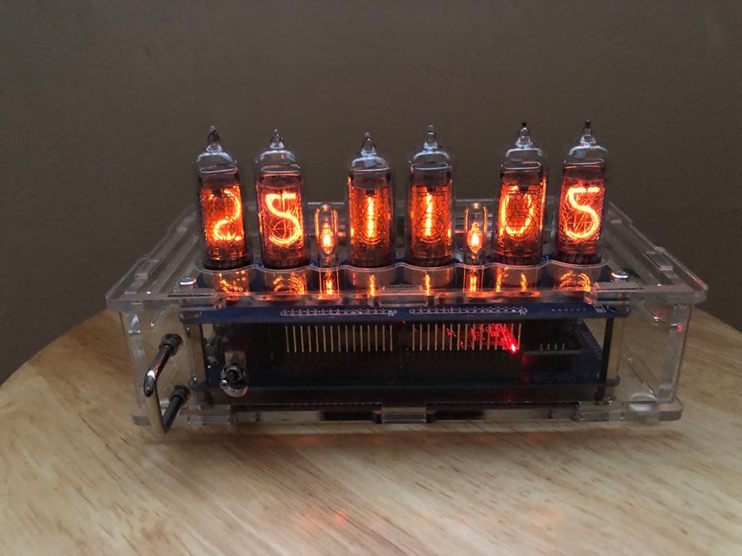 ニキシー管時計 IN-14 説明用紙付き