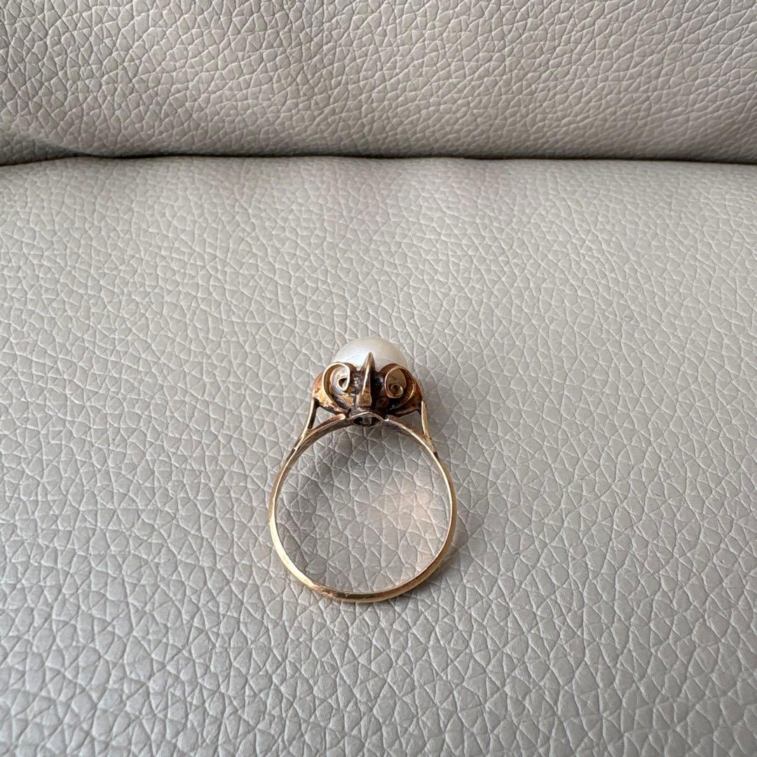 タ*ナ様 K18 ゴールド パール リング 13号サイズ