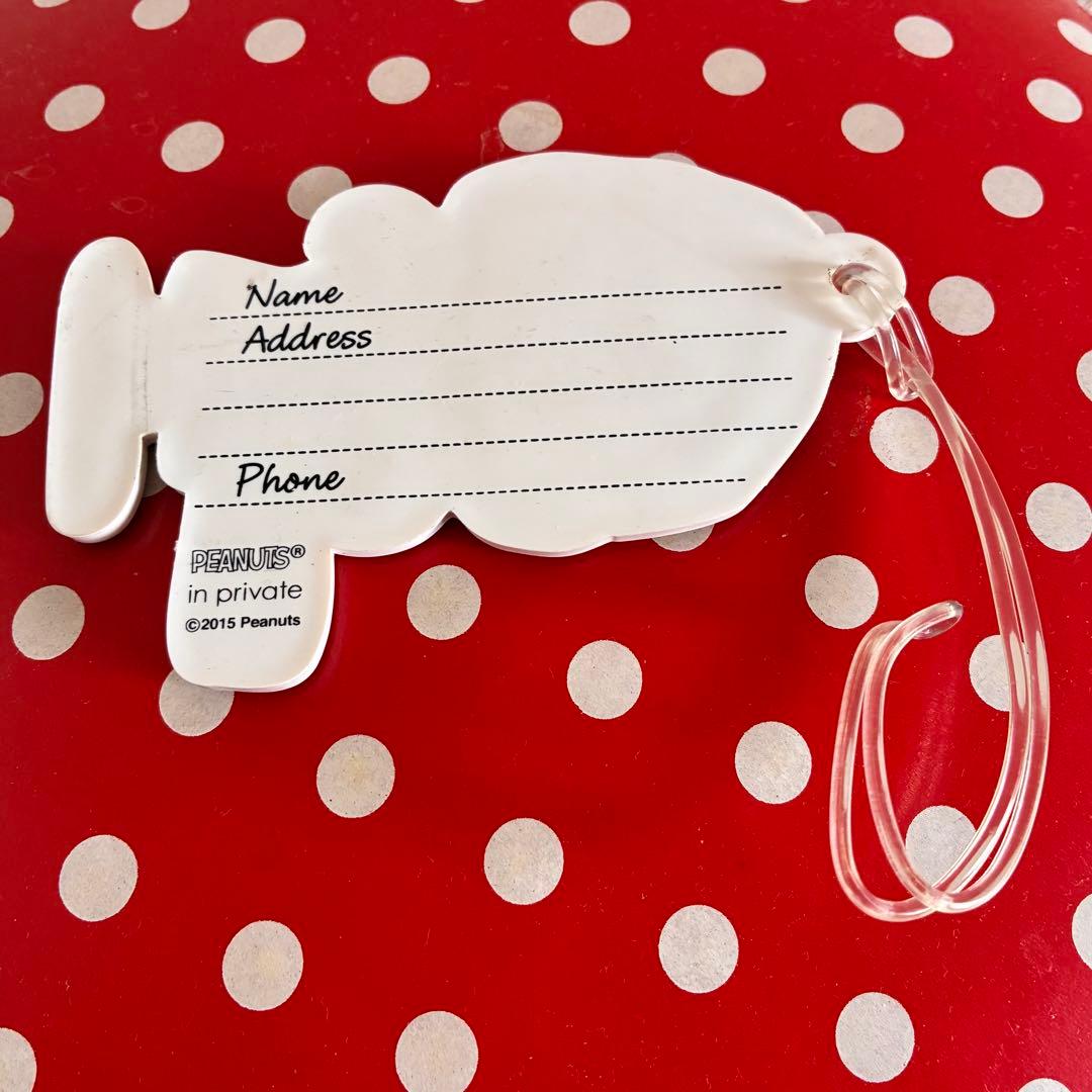 d*2様 プラザ限定　inprivate ピーナッツ 荷物タグ 名札